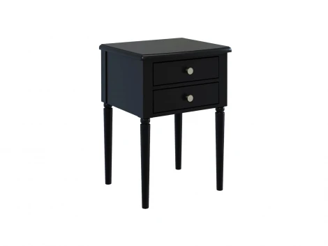 Тумба прикроватная Blues ОГОГО Обстановочка! (МДФ/Черный) арт.924560