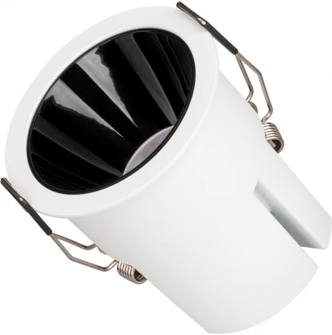 Светильник встраиваемый LED MS-ATLAS-BUILT-R72-20W Warm3000 (WH-BK, 30 deg, 230V) (Arlight, IP20 Металл) 035456