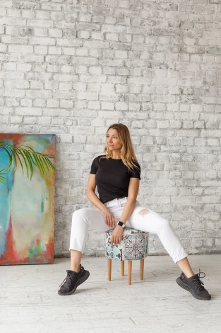 Пуф Dreambag Лекко Сиена Мята 13609