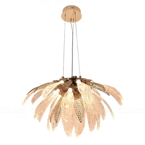 Подвесная люстра светодиодная с цветами Cloyd Tuvalu 11419 (220V, на тросе, цветы)