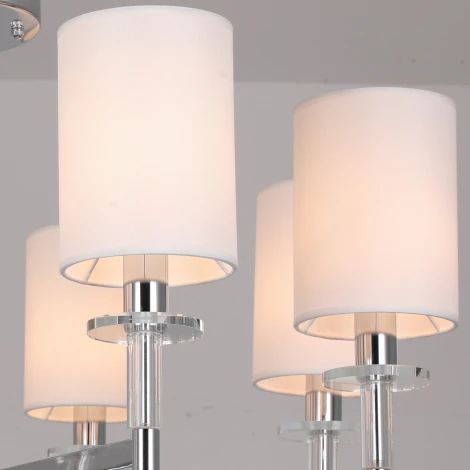 Потолочная люстра на штанге ILLUMICO IL1382-8CPA-29 CR Romei