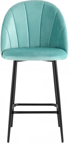 Стул полубарный Stool Group Логан NEW велюр пыльно-голубой УТ000035467