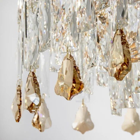 Подвесная люстра хрустальная Modelux MODELUX ML.7073.13 GD