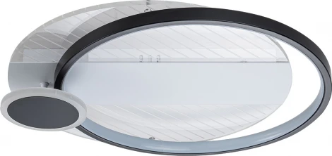 Потолочная люстра с таймером Escada Concept 10226/3 ROUND LED*60W Black/White (220V, пульт управления)