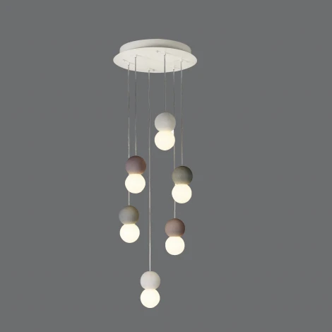 Подвесная люстра Mantra Galaxia 7622 (220V, подвески, на проводе, шарики)
