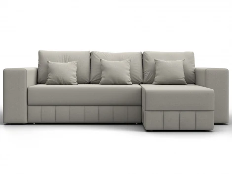 Диван угловой Лига-076 угол универсальный (ДСП/Пластик/Рогожка/Бежевый) Лига Диванов 129835