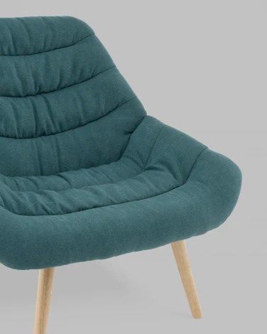 Кресло Олби Страйпс тёмно-бирюзовый Stool Group арт.УТ000040102