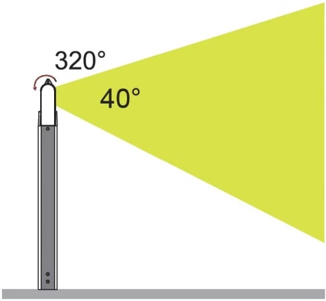Наземный фонарь Oasis Light LEDSPOT W6146S-1-526 R