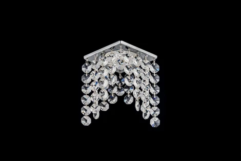 Встраиваемый светильник хрустальный Dio D'Arte Tayo Nickel GU10.5.14.8x8.117 N (220V)