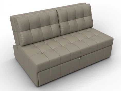 Диван прямой Лига-107 (140) (ЛДСП,Брус,Фанера,Экокожа/Бежевый) Лига Диванов 134923