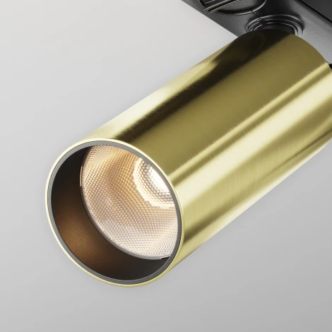 Трековый светильник однофазный 220V Maytoni Focus LED TR021-1-12W3K-W-BBS (круглые)