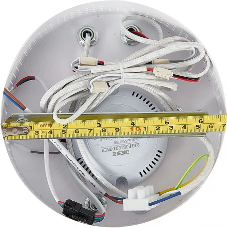 Потолочная люстра Natali Kovaltseva LED LAMPS 81407 80W, белый, LED с RGB подсветкой