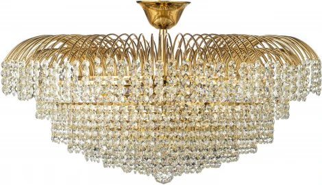 Потолочная люстра буше Arti Lampadari Elba E 1.2.60.100 G (220V, хрусталь)