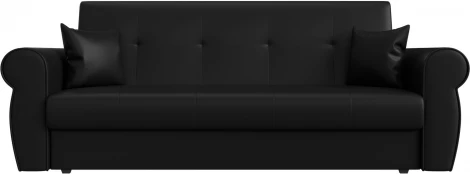 Диван-книжка Лига-019 (Черный/Экокожа) Лига Диванов арт.118386