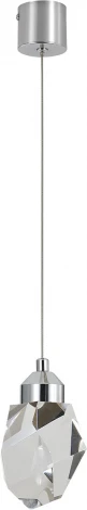 Подвесной светильник (12053/1P Chrome) Indigo Cristallo V000133L (LED, 220V, на проводе)