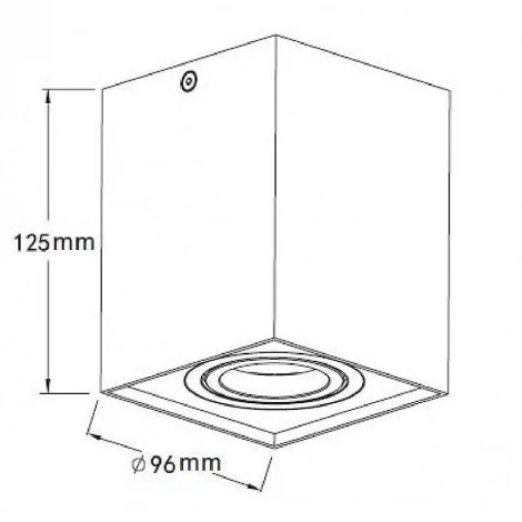 Накладной точечный светильник Crystal Lux CLT 420 420C WH (220V)