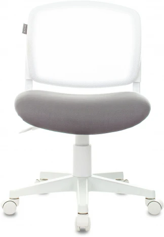 Кресло детское CH-W296NX белый TW-15 сиденье серый Neo Grey сетка/ткань крестов. пластик Бюрократ CH CH-W296NX/NEO-GREY