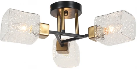 Потолочная люстра на штанге Arte Lamp Chicago A1547PL-3BK