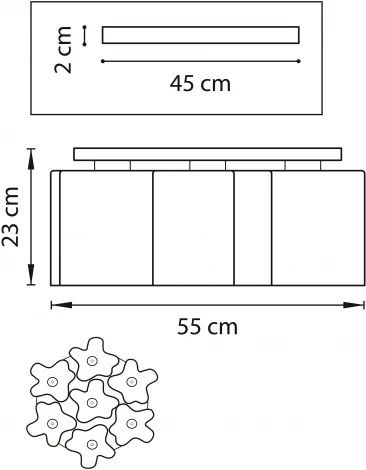 Потолочная люстра Lightstar Nubi 802077 (220V)