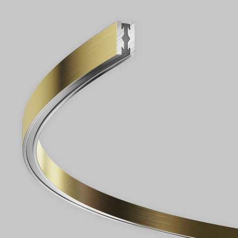 Шинопровод круглый из полукругов 1500мм Flarity латунь Maytoni Busbar trunkings Flarity TRX154-2SR-D1500-BS