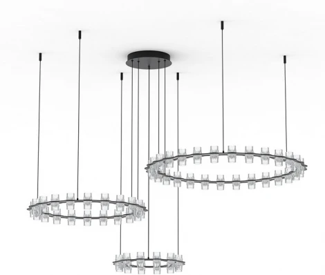 Подвесной светильник Divinare Monna 1933/06 SP-120 (LED, 220V, на тросе, кольцо)