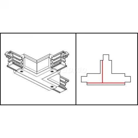 Коннектор Donolux Шинопровод (трек) DL000218TLT1 (220V)