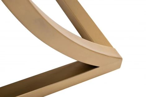 KFG087/2 Стеллаж "Полусфера" прозрачное стекло/золото матовый 71*48*202см Garda Decor