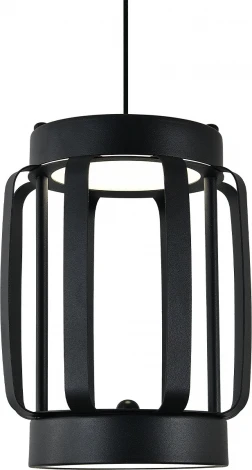 Подвесной светильник с таймером (14027/6P Black) Indigo Capsula V000157L (LED, 220V, пульт управления, на проводе)