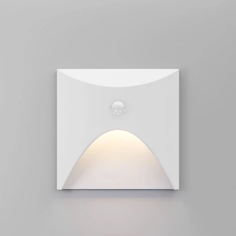 Подсветка светодиодная для лестниц встраиваемая IP65 Elektrostandard Move 40158/LED 3000K с датчиком движения Белый