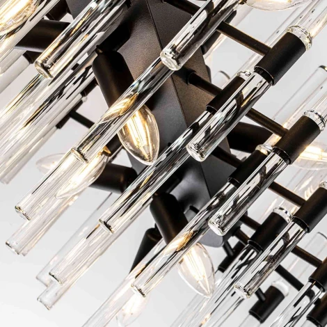 Подвесная люстра хрустальная Modelux MODELUX ML.9011.20 BK