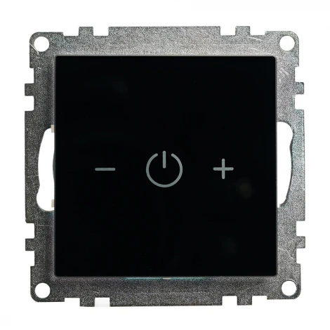 Выключатель диммирующий сенсорный 250В 150W (черный) Stekker Катрин 50277