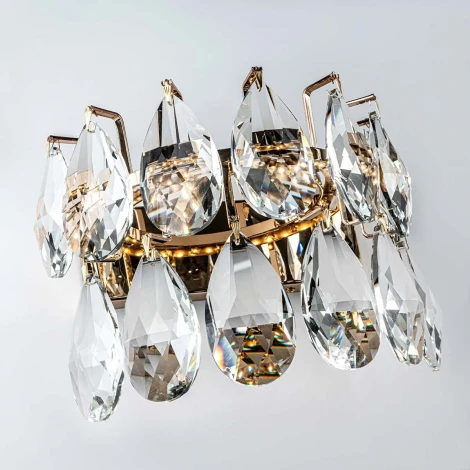 Бра светодиодное хрустальное с регулировкой цветовой температуры Modelux MODELUX ML.6900.300 GD