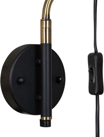 Бра Arte Lamp Zetta A7055AP-1BK (220V, выключатель)