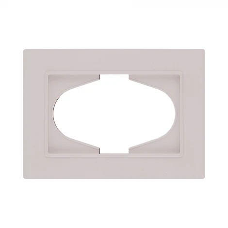 Рамка для двойной розетки кашемир матовый Kollinger Eleganz Plex EP120CM