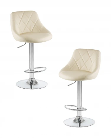 Набор 2 шт стул барный DOBRIN LOGAN (кремовый)