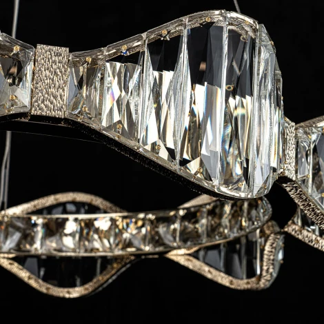 Подвесная люстра светодиодная хрустальная Modelux MODELUX ML.785.600 CP