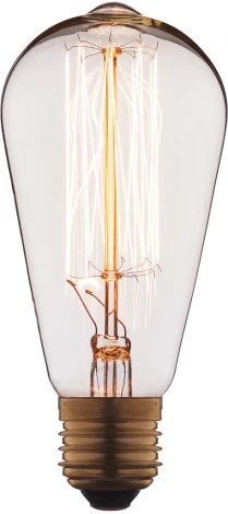 Лампочка накаливания Эдисона груша E27 40W 2400-2800K Loft It Edison Bulb 1007