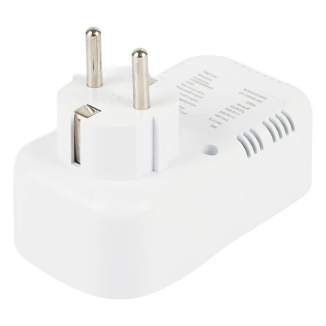 Реле напряжения для розетки VP-100W-3M 230В 16A белый Stekker 50687