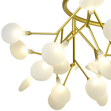 Подвесная люстра Natali Kovaltseva Grace 75128/8C GOLD SATIN