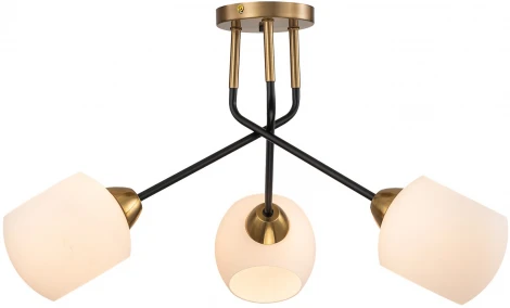 Потолочная люстра на штанге Escada Bond 2113/3P E27*40W Copper/Black (220V)