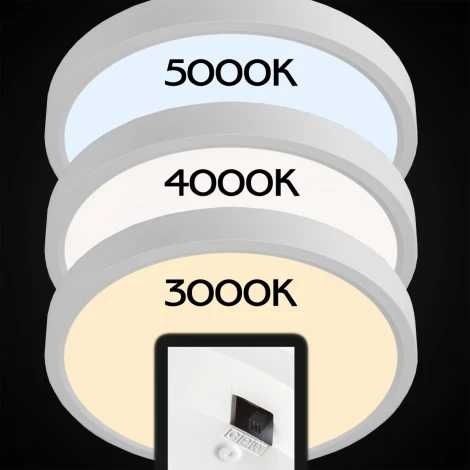 Потолочный светильник круглый Citilux Бейсик CL738180V (LED, 220V, IP40)