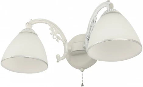 Бра с выключателем Arte Milano AM341837 341837/2W WT+SL (220V)