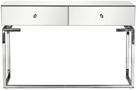 Консоль зеркальная с двумя ящиками 120*35*77см Garda Decor арт.KFG075