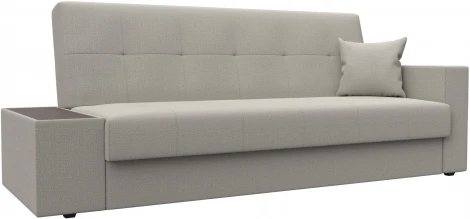 Диван-книжка Лига-020 стол слева (Бежевый/Рогожка) Лига Диванов арт.126010L