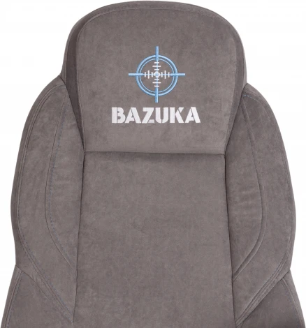 Компьютерное кресло игровое Tetchair BAZUKA (Флок/Серый)