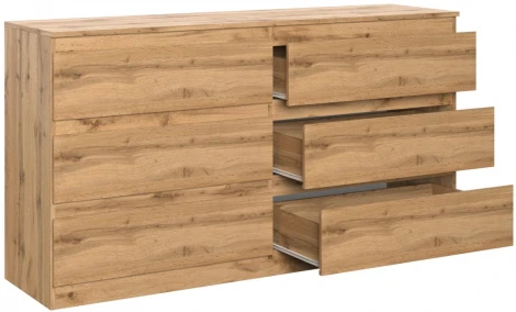 Комод Woodville Рунтроп Т-6 дуб вотан 507439