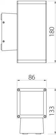 Настенный светильник светодиодный IP65 Natural Concepts Dwell NC-803472-DG (220V)