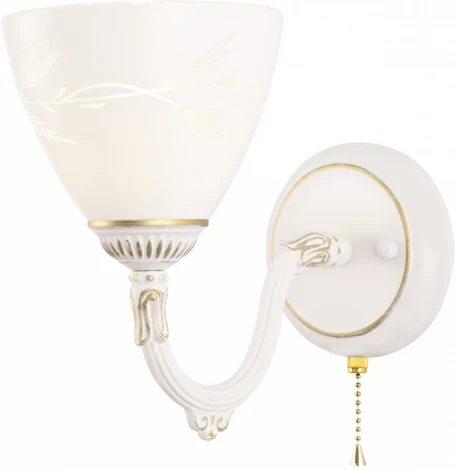 Бра с выключателем Arte Milano AM343837 347837/1W WT+G (220V)