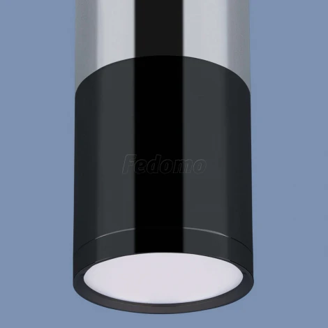 Накладной точечный светильник Elektrostandard Double Topper DLR028 6W 4200K хром/черный хром