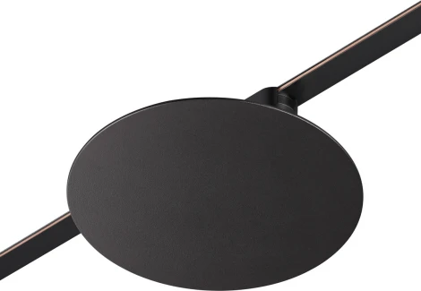 Трековый смарт-светильник для низковольтного шинопровода Novotech Easy 359475 черный с двумя режимами работы LED 6W 24V 3000-6000K (умный дом - Алиса, Tuya Smart, круглые)